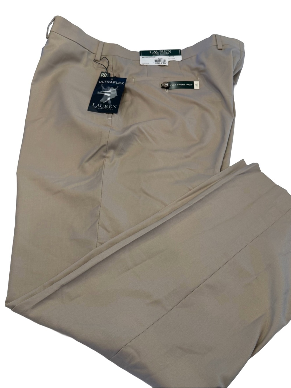 Ralph Lauren Men’s UltraFlex Khaki Pants Stretch Size 40 x 30 NWT